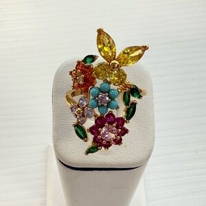 Kate Spade New Bloom Flower Ring Size 7 3/4